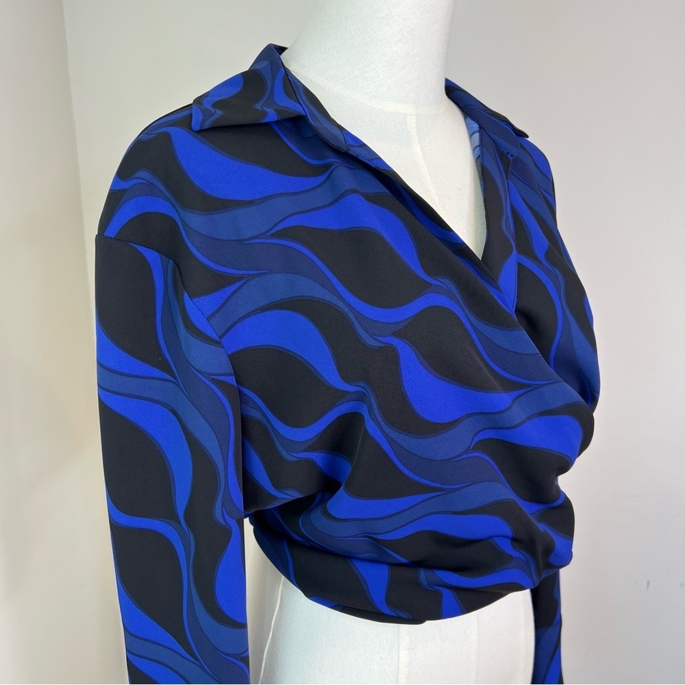 ZARA Swirl Pattern Top - Picture 7 of 8